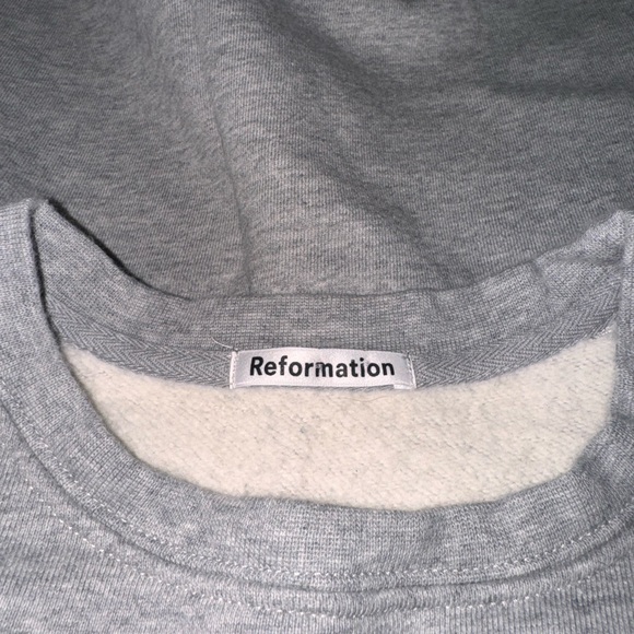 Reformation "Gone Wild" Gray Sweater (EUC) - Picture 3 of 6